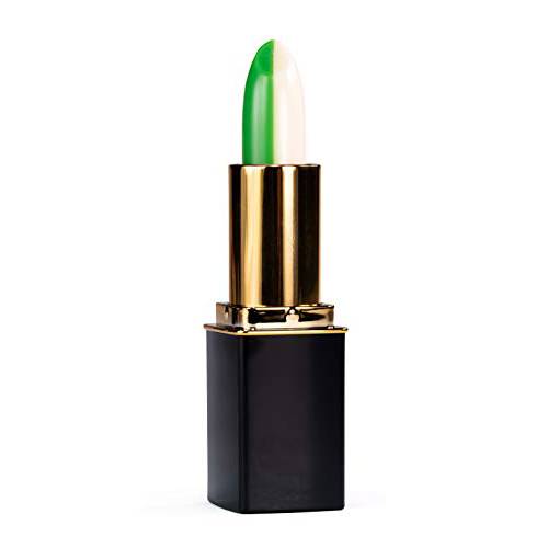 L’Paige (L14) GREEN / WHITE Split-Stick Lipstick, Aloe Vera Based, Long-lasting, Moisturizing