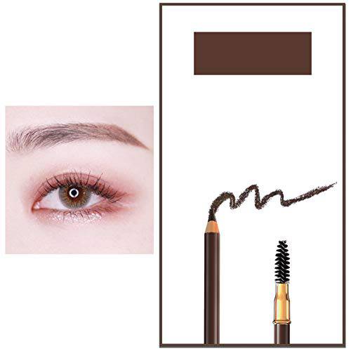 1 pcs Makeup Eyebrow Enhancer 12H Long Lasting Sweat &Waterproof Eyebrow Pencil Pen Dark Brown Eye Brow Pencil 5 Colors to Choose (3 Light Brown)