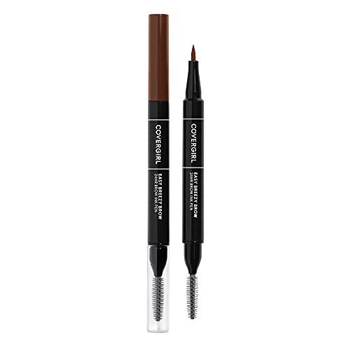 COVERGIRL Easy Breezy Brow All-Day Brow Ink Pen, Soft Brown 300, Pack of 1