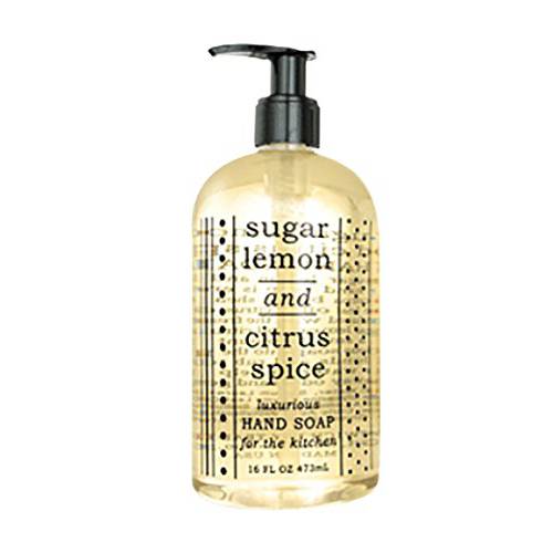 Greenwich Bay Trading Co. Luxurious Hand Soap For The Kitchen, 16 Ounce (Sugar Lemon & Citrus Spice)