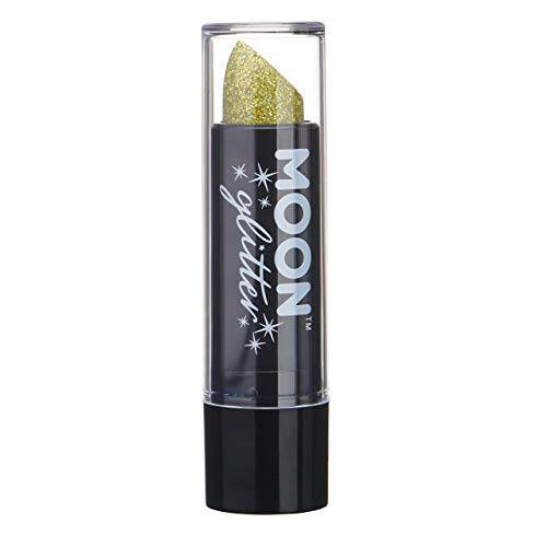 Holographic Glitter Lipstick by Moon Glitter - 0.17oz - Gold