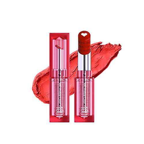 4OIN FOREUL Heart for my Lipstick (LOVELY) - Korean Lipstick, Long Lasting Lipstick, Waterproof Lipstick, Long Lasting Lipstick 24 Hour Waterproof, Red Lipstick
