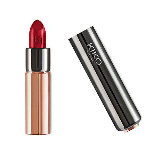 Kiko MILANO - Gossamer Emotion Creamy Lipstick | Bold Lip Color Lip Shine | Cruelty Free Makeup | Professional Makeup Lipstick | Made in Italy (105 Pinkish Brown)