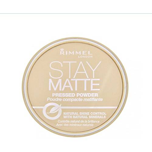 Rimmel London Stay Matte Pressed Powder, Sandstorm [004], 0.49 oz (Pack of 4)