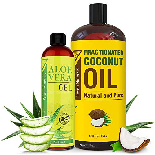 Organic Aloe Vera Gel & Fractionated Coconut Oil