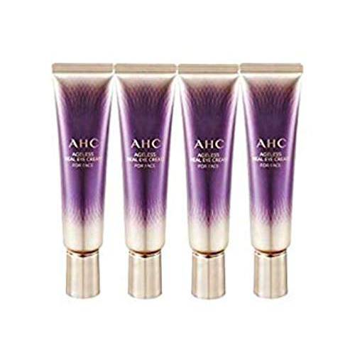 AHC 2019 New Season 7 Ageless Real Eye Cream for Face 1 Fl Oz 30ml x 4 Anti-Wrinkle Brightness Contains Collagen