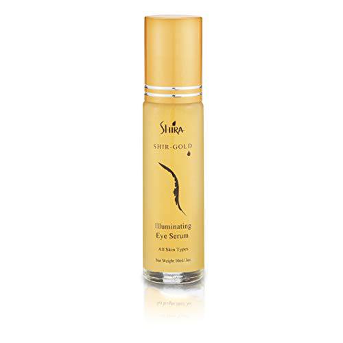 Shira Shir-Gold Illuminating Eye Serum ,HelpsTo Reduce Fine lines and Dark area around Eyes, Hydrates Eye Area, Suits All Skin Types (10 ML)