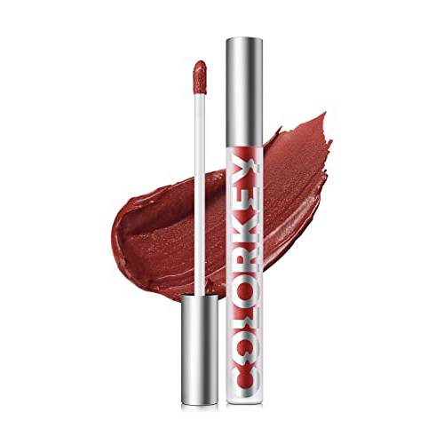 COLORKEY Airy Velvet Lip Lacquer Lightweight Matte Liquid Lipstick, Soft Matte Lip Cream, Lip Glaze, Long Lasting No Fading Non-stick Cup Lip Gloss (R608)