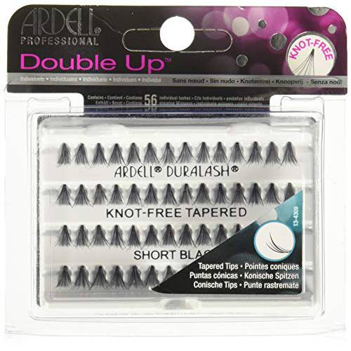 Ardell Double Up Soft Touch Knot- Free Lashes, Short Black