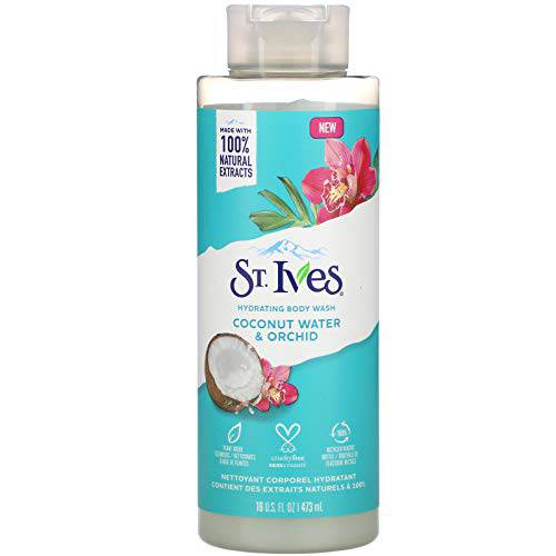 St. Ives Body Wash 16 Ounce Coconut Water & Orchid (473ml)