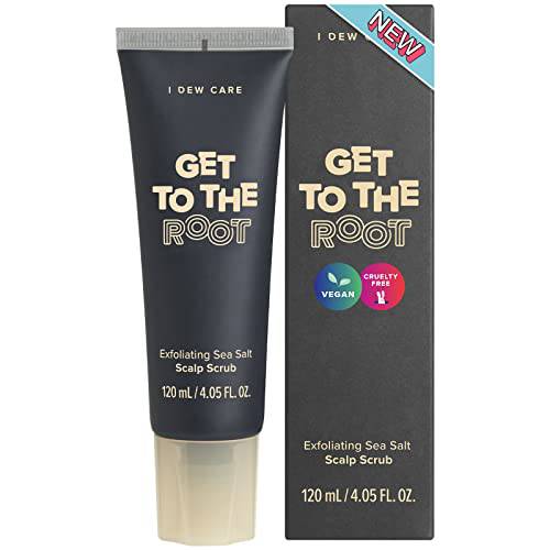 I Dew Care Scalp Scrub - Get To The Root | Christmas Gifts, Holiday Gifts,Sea Salt Deep Exfoliator, Hair Cleanser, without Parabens, Formulated without Gluten, 4.05 Fl Oz