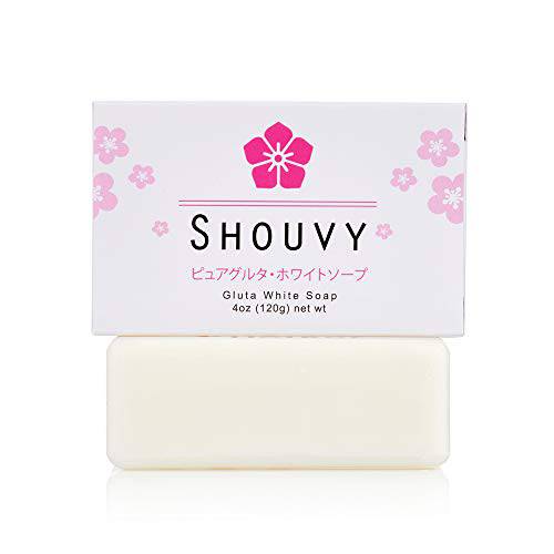 Pure Glutathione White Soap - Skin Brightening - For Glowing & Hydrating, Rejuvenate, Smooth Skin, Uneven Skin Tone With Coconut Oil & Vitamins C, B3 - Cruelty Free, 4 Oz