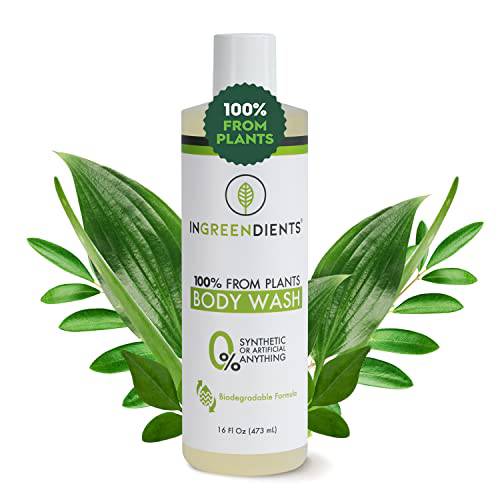 Ingreendients Natural Body Wash With Organic Ingredients - Moisturizing For Dry and Sensitive Skin, Organic Body Wash, Vegan Body Wash, Paraben Free Body Wash, Cruelty Free, Sulfate Free, Betaine Free (16 FL. OZ)