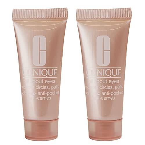 Clinique All About Eyes Eye Cream Reduces Full Size Tube .5 Oz 2 Pack Total 1.0 Ounce