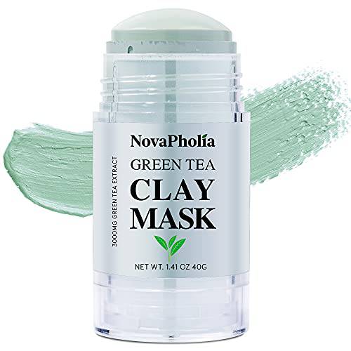 Beauty Shineverse Green Mask Stick, Green Tea Mask Stick, Purifying Clay Stick Mask, Face Moisturizer, Oil Control, Deep Clean Pore, for All Skin Types Men and Women, 1.41 Ounce (Pack of 1) (TS001)