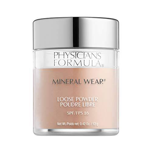 Physicians Formula Mineral Wear Talc-Free Loose Powder SPF 16 Translucent Light, Dermatologist Tested, Clinicially Tested