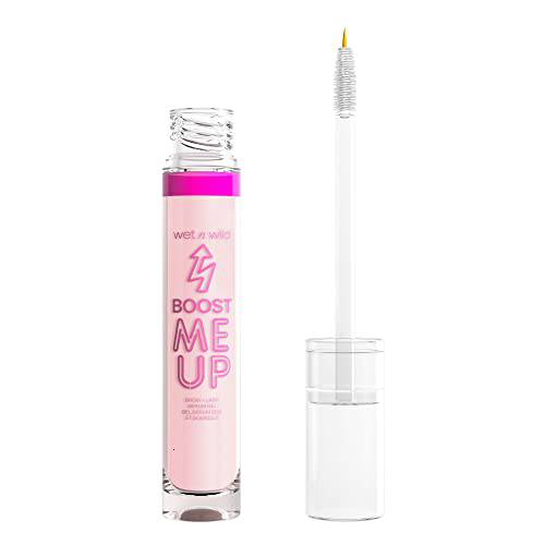 Lash Serum By Wet n Wild Boost Me Up Brow And Lash Enhancing Serum, Clear, Eyebrow And Eyelash Hair Growth Serum Booster, Enhancer, Thicker, Longer Lash and Brow