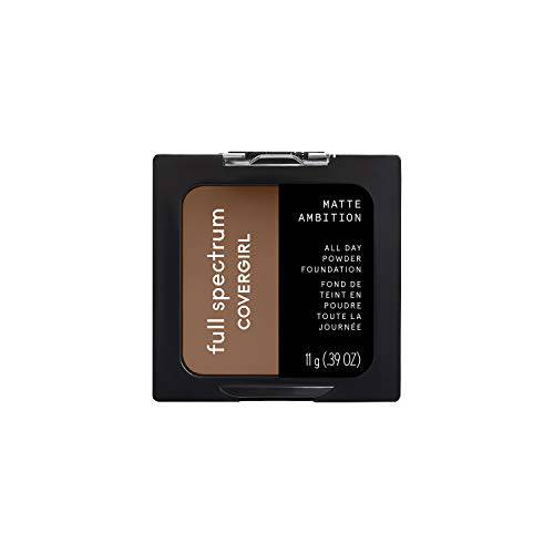 COVERGIRL Matte Ambition, All Day Powder Foundation, Deep Cool 2, 0.38 Ounce