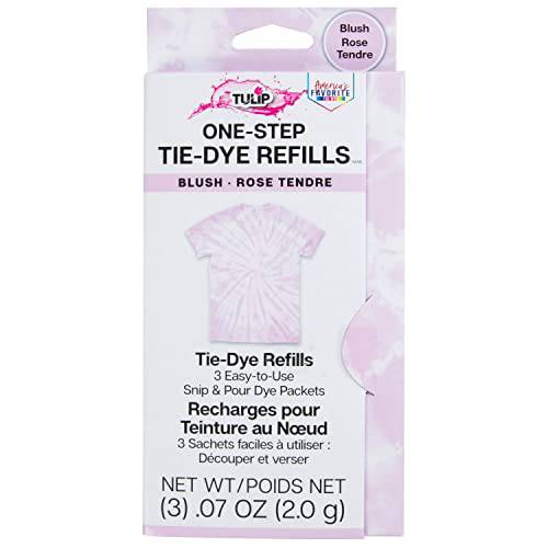 Tulip One-Step Tie-Dye Kit Dye Refill Packs, Blush