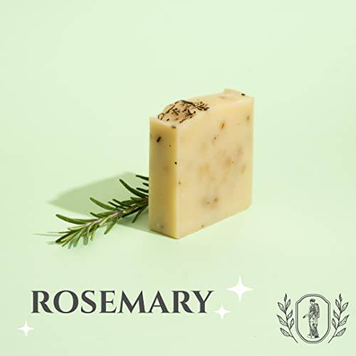 All Natural Soap Bar For Face And Body - Rosemary - Best Soaps Nature Has To Offer - For Avoidin Mosquitoes