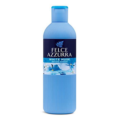 Felce Azzurra White Musk - Delicate Essence Body Wash - Fresh And Clean Fragrance - Naturally Moisturized And Scented Skin - Becomes A Soft Touch On Your Skin - Suitable For All Skin Types - 22 Oz