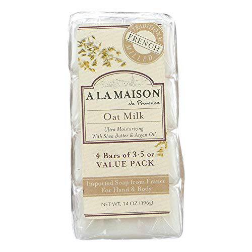 A La Maison Oat Milk 4 Bars Value Pack, Oat Milk, 14 Ounce