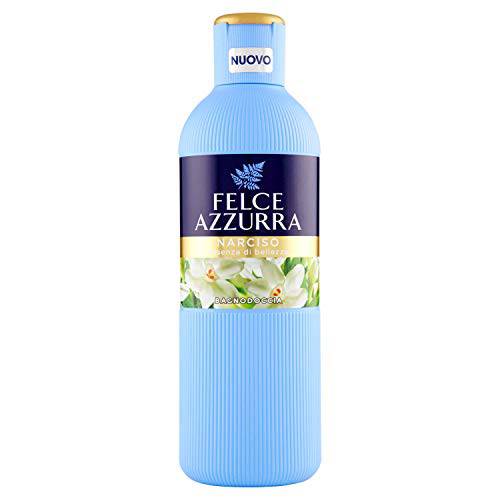 Felce Azzurra Narcissus - Beauty Essence Body Wash - Contains Vanilla Flowers And Patchouli - Leaves Skin Feeling Soft And Intensely Perfumed - Features Notes Of Orange, Jasmine And Vanilla - 22 Oz