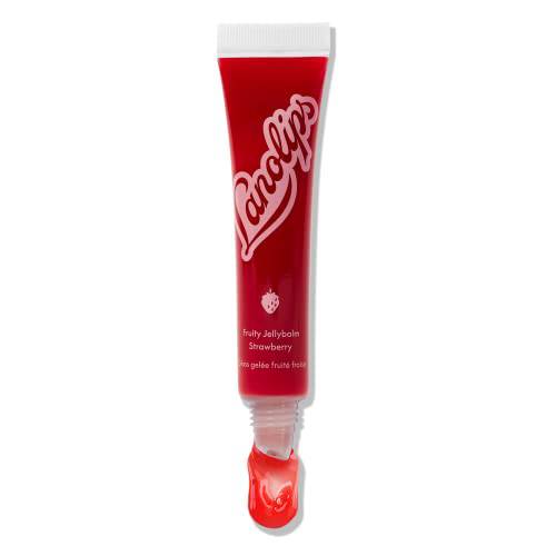 Lanolips Strawberry Fruity Jellybalm - Tinted Lip Balm to Deepen, Brighten & Enhance - Moisturizing Lanolin Lip Balm & Lip Gloss for Everyday Lip Care (10g / 0.35oz)