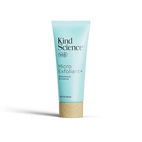 Kind Science Micro Exfoliant | Exfoliating Face Scrub Resurfacing + Hydrating Alpha Hydroxy Mask | 2 Ounce