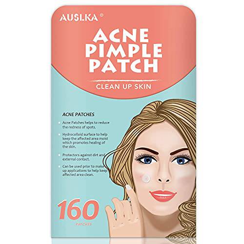 AUSLKA Large Pimple Patches - Hydrocolloid Patch Spot Dots - Star and XL Blemishes Patch - Zit Breakouts - Pimple Stickers - For Face Acne Absorbing Cover Patch - 70 Patches