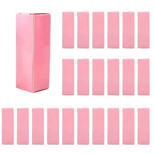 COSIDEA 50 PCS Empty Pink Lip Gloss Boxes W28 xW28 xH89mm / W1.02xW1.02xH3.5 inch, Cosmetic Perfume / Mascara Box Packaging for Small Business Wholesale, small Kraft Paper Box Luxury Holder Wrapping