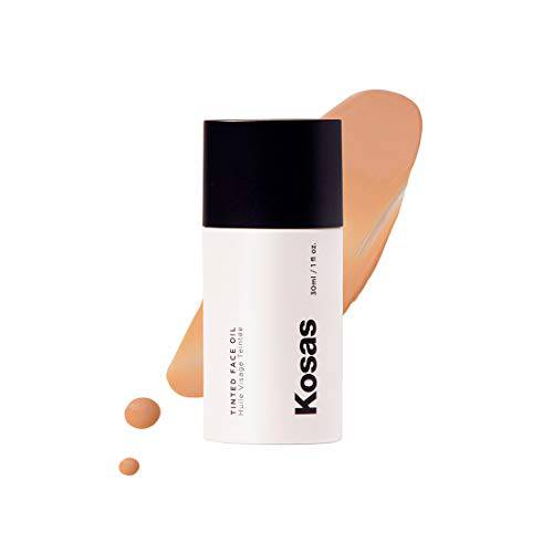 Kosas Tinted Face Oil | Nourishing, Light-Coverage Tinted Foundation, (Tone 04)