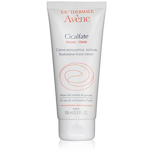 Eau Thermale Avene Cicalfate HANDS Hand Cream - Intense Nourishing Lotion for Dry Cracked Hands - 3.3 fl.oz.