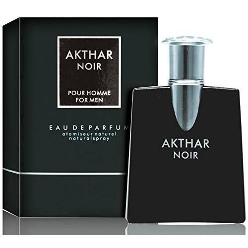 Preferred Fragrance Men’s Akthar Noir Eau De Toilette Spray, 3.4 Fl Oz/100 ml