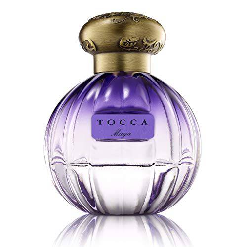 Tocca Women’s Eau de Parfum, Maya - Warm Floral, Wild Iris, Blackcurrant, Patchouli Heart - Hand-Finished Bottle 1.7oz (50 ml)