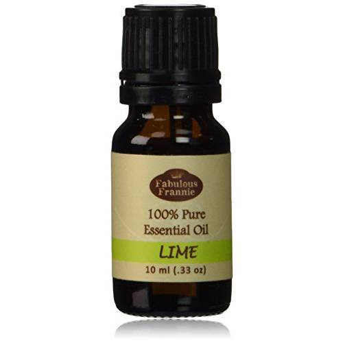 Fabulous Frannie Lime 100% Pure, Undiluted Essential Oil Therapeutic Grade - 10 ml. Great for Aromatherapy