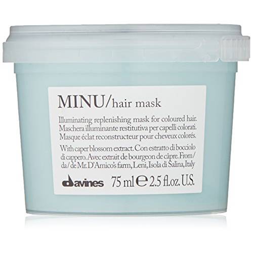 Davines MINU Hair Mask | Nourish and Brighten Color Treated Hair | Smooth and Add Shine