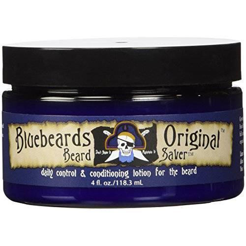 Bluebeards Original Beard Saver, 4 oz. - Leave In Beard Conditioner for Men, Infused with Aloe & Lime - Beard Softener that Deeply Conditions and Moisturizes Your Beard and Skin - Made in USA