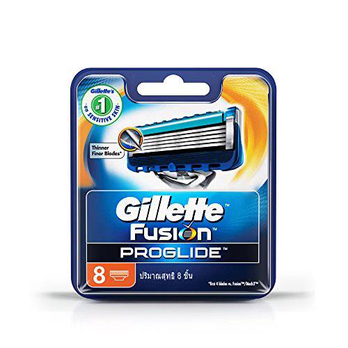 Gillette Fusion5 ProGlide Men’s Razor Blades, 8 Blade Refills (Packaging May Vary)