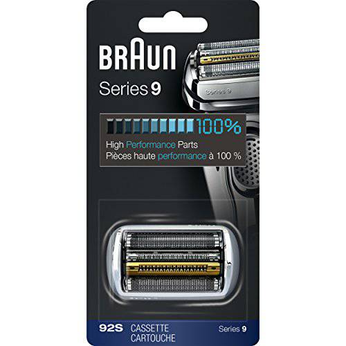 Braun Series 9 Electric Shaver Replacement Head - 92S - Compatible with all Series 9 Electric Razors 9290cc, 9291cc, 9370cc, 9293s, 9385cc, 9390cc, 9330s, 9296cc