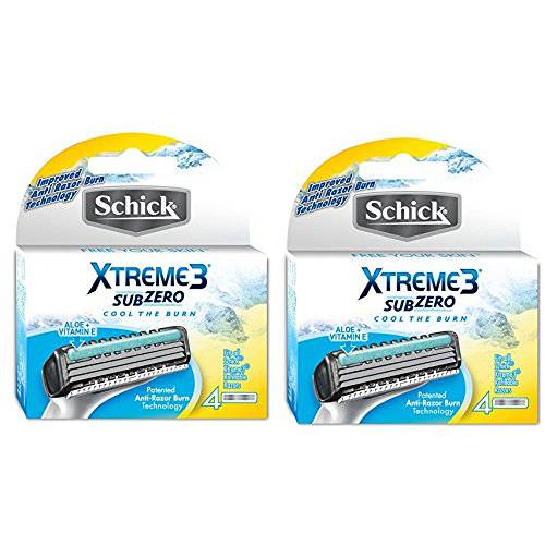 Schick Xtreme3 Subzero Refills - 8 Cartridges