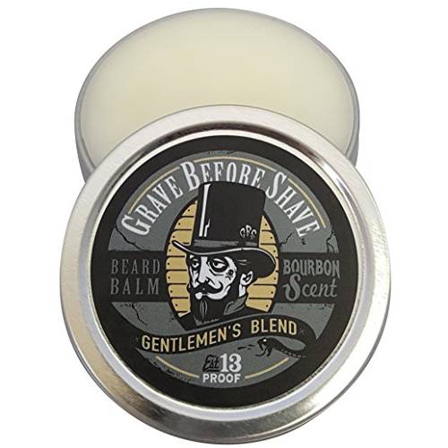 GRAVE BEFORE SHAVE Gentlemen’s Blend Beard Balm (Bourbon Scent) (4 oz.)