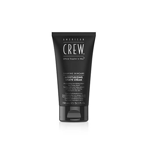 Shave Cream for Men by American Crew, Moisturizing Shave Cream, 5.1 Fl Oz