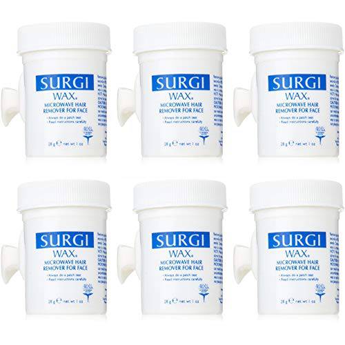 Surgi-wax Hair Remover For Face, 1-Ounce Boxes (Pack of 6)
