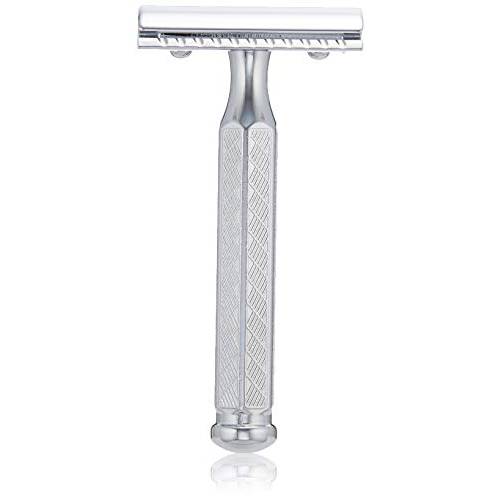 Merkur 3-Piece Double Edge Safety Razor, Chrome-Plated 42001, 1 Count (Pack of 1)