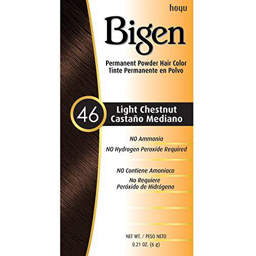 46 Light Chestnut Bigen Permanent Powder - 3 Pack