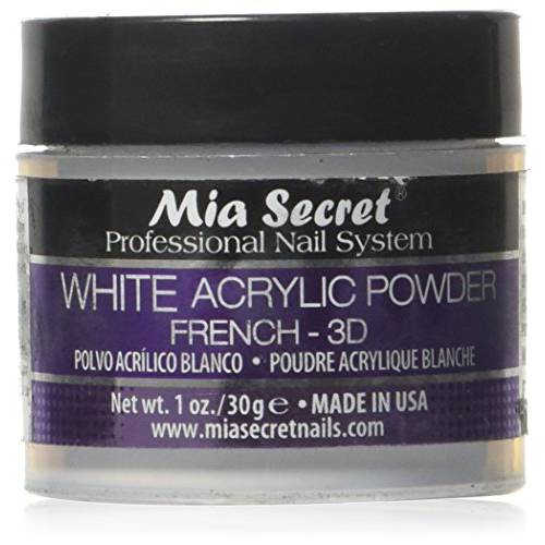 Mia Secret White Acrylic Powder (1oz)