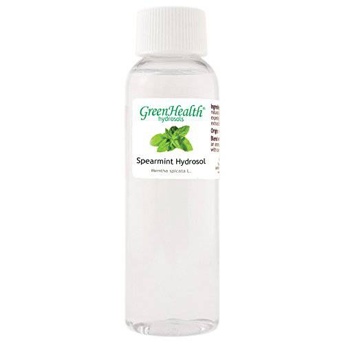 Spearmint Hydrosol - 2 fl oz Plastic Bottle w/Cap - Floral Water