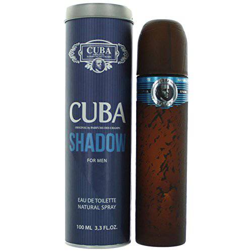 Cuba Edt Spray for Men, Shadow, Woody Men’s Fragnance, 3.3 Fl Oz