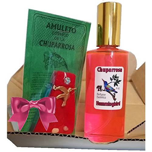 Hummingbird Perfume w/Pheromones & Amulet for Rituals & Magic - Perfume Con Feromonas & Amuleto, Chuparrosa, Para Rituales Y Magia.